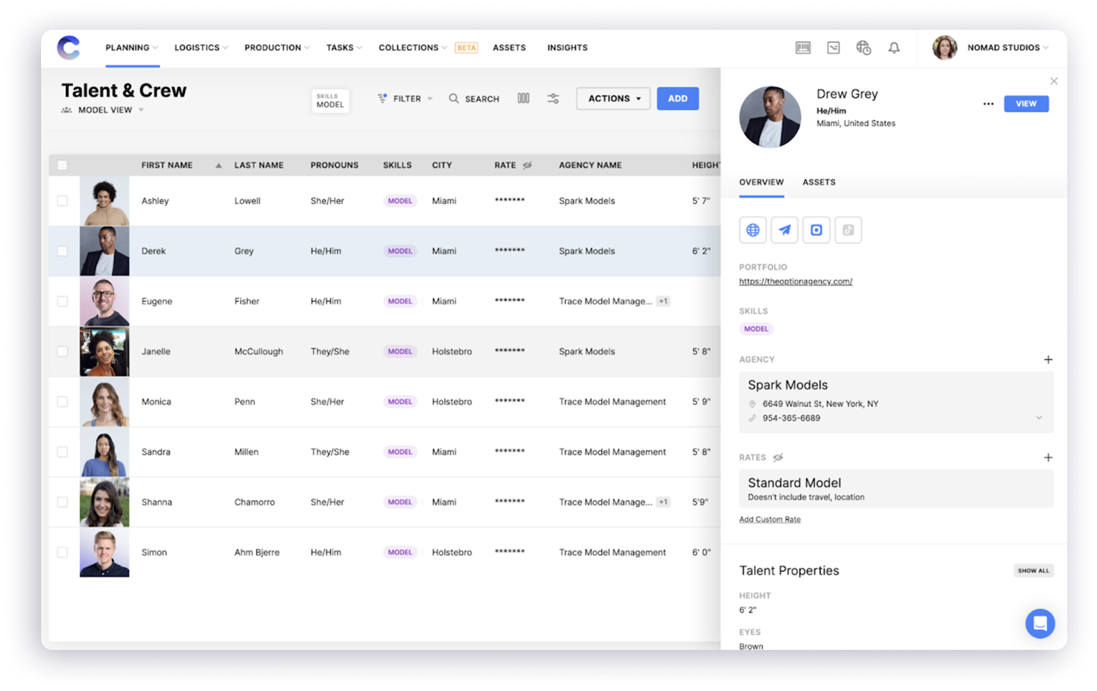 New and Improved Talent & Crew Database
