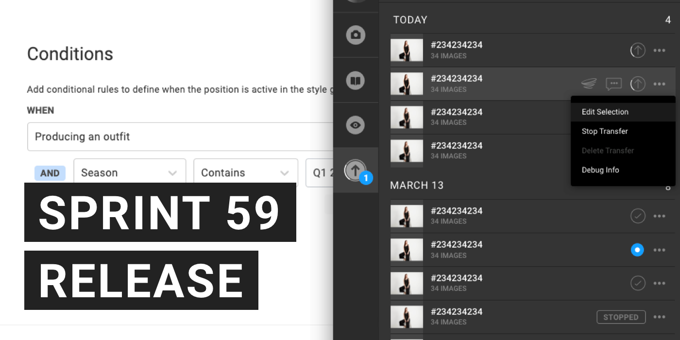 New Kelvin Functionality » Creative Force Sprint 59 Release Notes