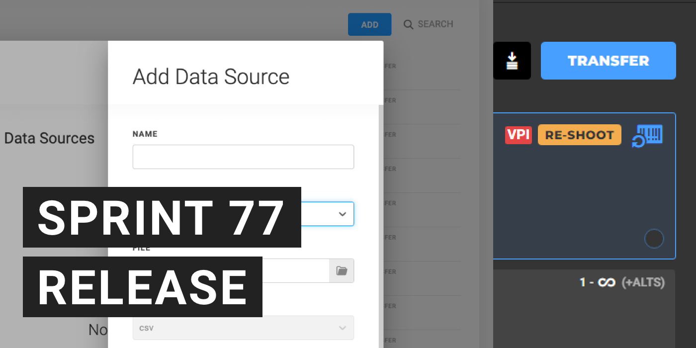 New Data Source Integrations » Creative Force Sprint 77 Release Notes