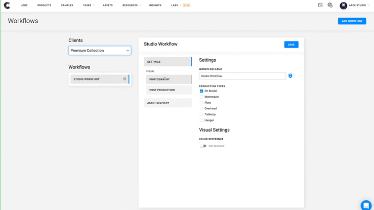 Set up workflow