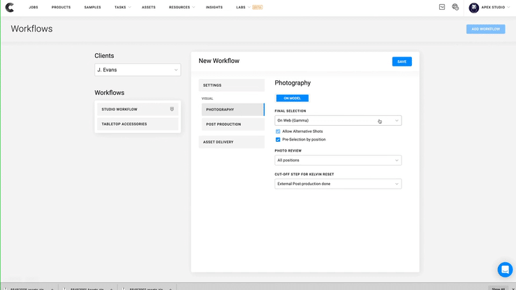 Workflows Setup